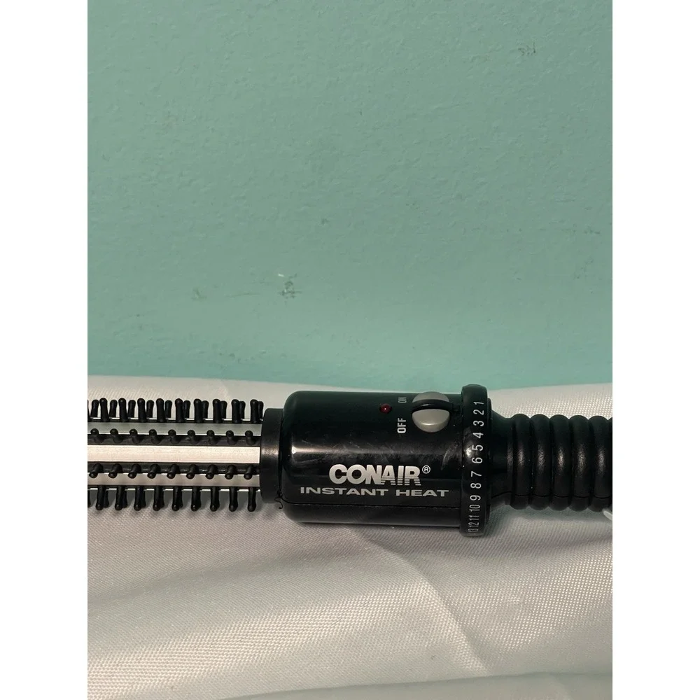 Conair Instant Heat Curling Styling Brush Works No Box‎ Pre-Owned Clean Curler